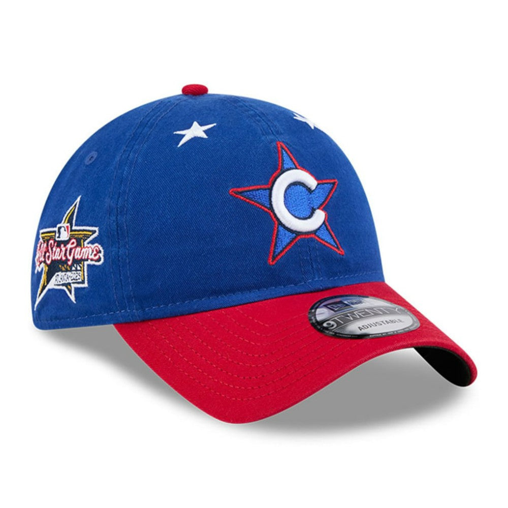 Chicago Cubs 2025 MLB All-Star Game Workout 9TWENTY Adjustable Hat - Blue/Red | New Era