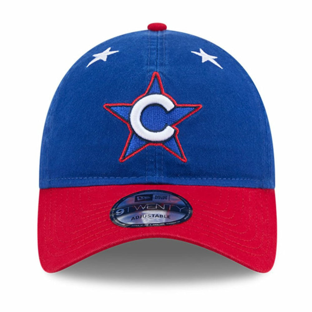 Chicago Cubs 2025 MLB All-Star Game Workout 9TWENTY Adjustable Hat - Blue/Red | New Era