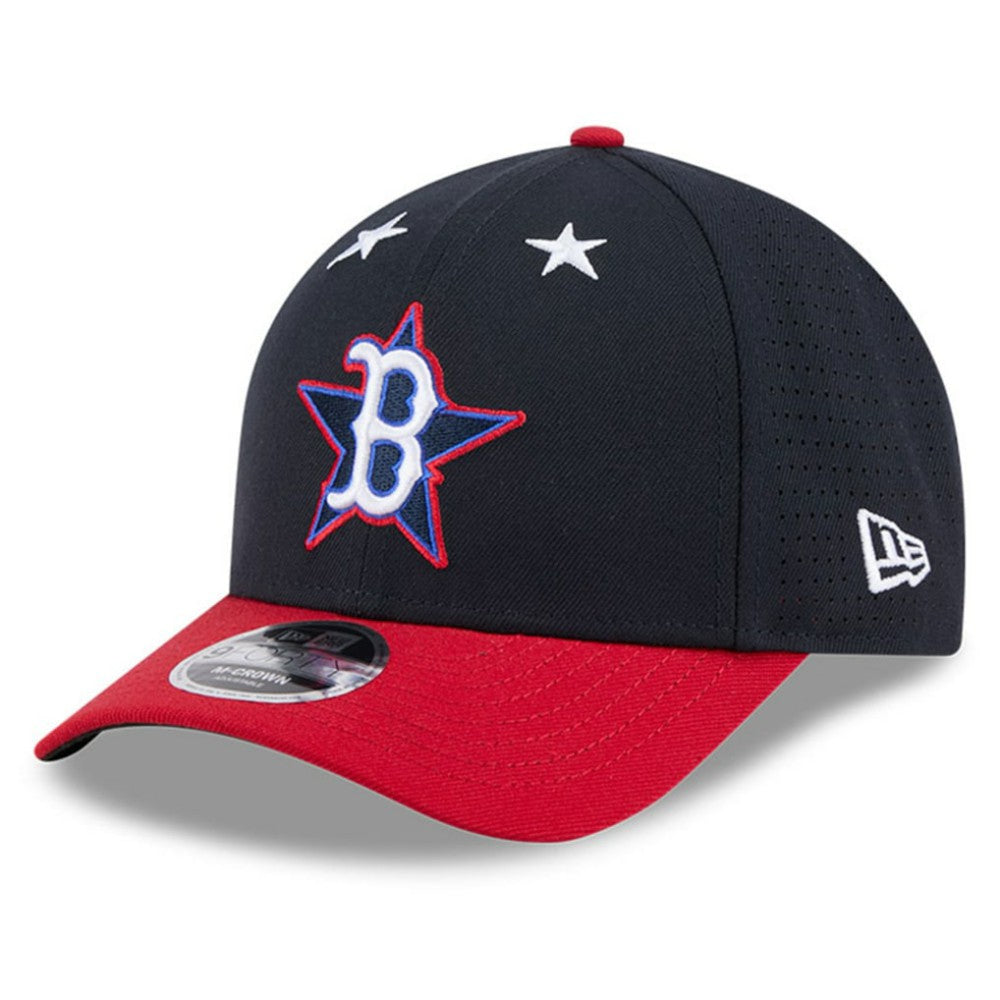 Boston Red Sox 2025 MLB All-Star Game Workout 9FORTY M-Crown Adjustable Hat - Navy/Red | New Era
