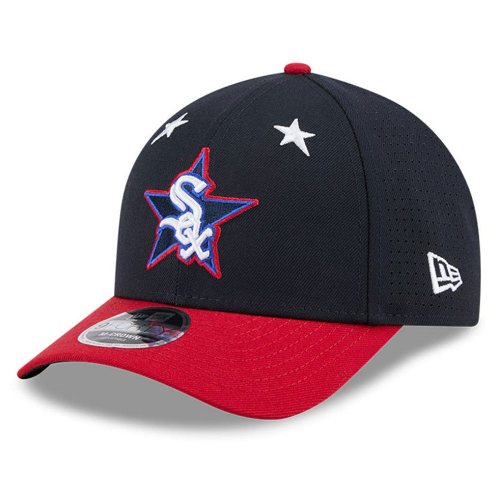 Chicago White Sox 2025 MLB All-Star Game Workout 9FORTY M-Crown Adjustable Hat - Navy/Red | New Era