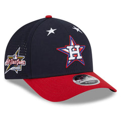 Houston Astros 2025 MLB All-Star Game Workout 9FORTY M-Crown Adjustable Hat - Navy/Red | New Era