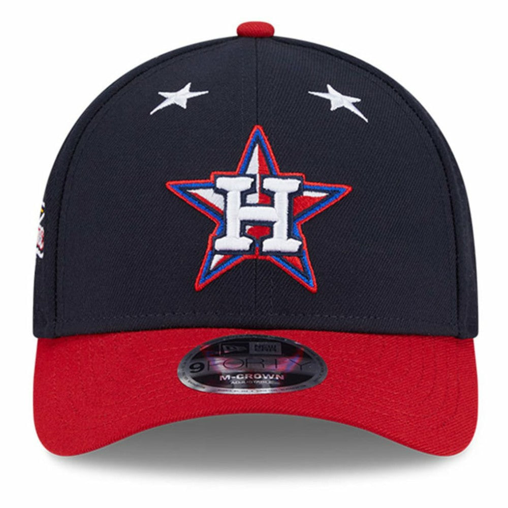 Houston Astros 2025 MLB All-Star Game Workout 9FORTY M-Crown Adjustable Hat - Navy/Red | New Era