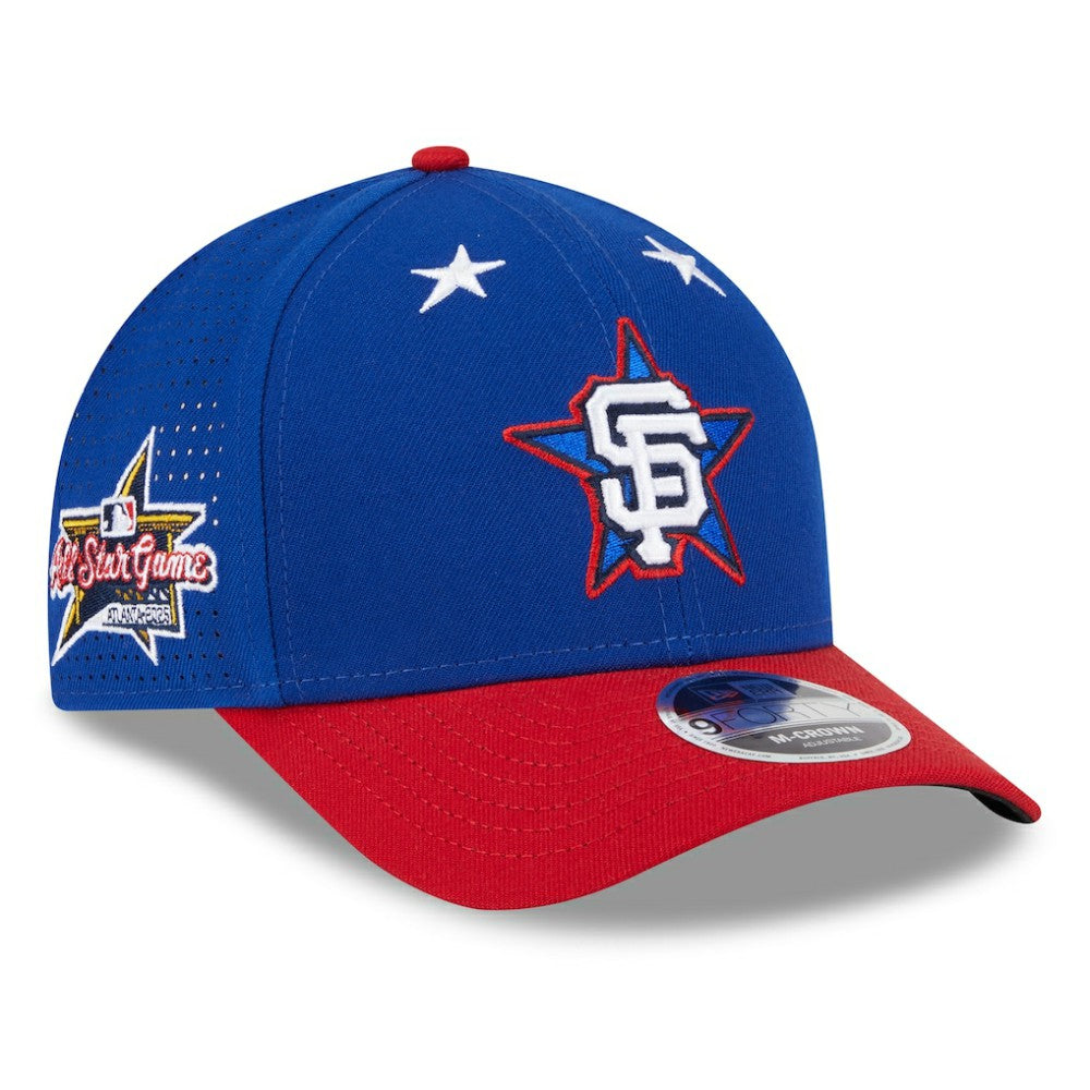 San Francisco Giants 2025 MLB All-Star Game Workout 9FORTY M-Crown Adjustable Hat - Blue/Red | New Era