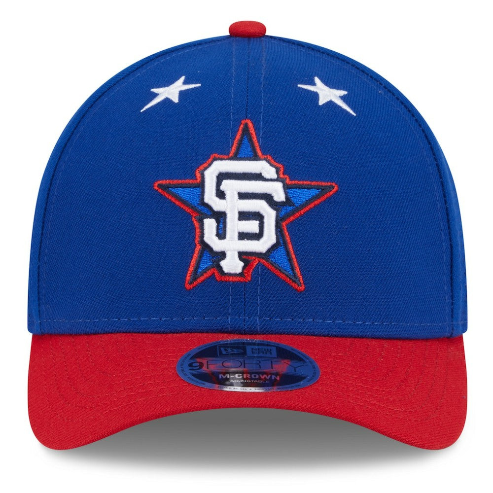 San Francisco Giants 2025 MLB All-Star Game Workout 9FORTY M-Crown Adjustable Hat - Blue/Red | New Era