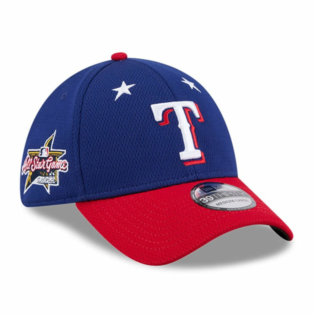 Texas Rangers 2025 MLB All-Star Game 39THIRTY Flex Hat - Royal/Red | New Era