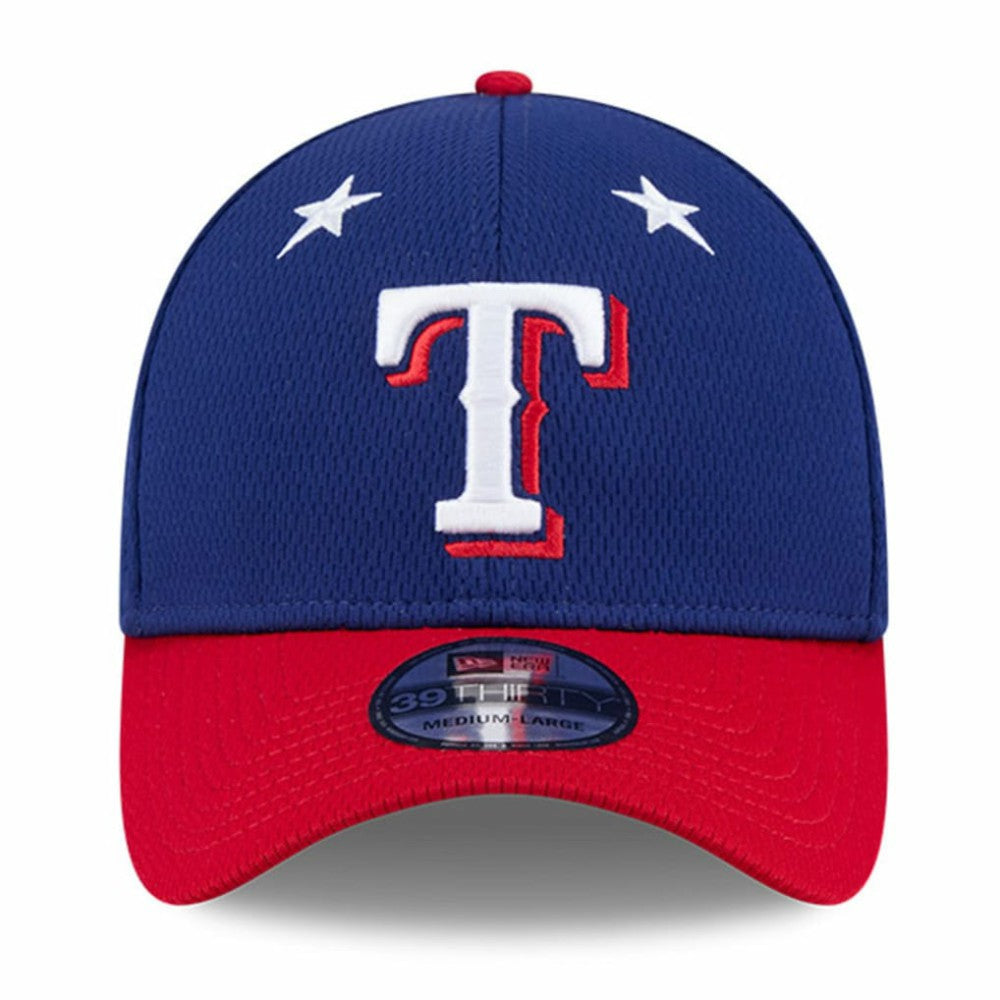 Texas Rangers 2025 MLB All-Star Game 39THIRTY Flex Hat - Royal/Red | New Era