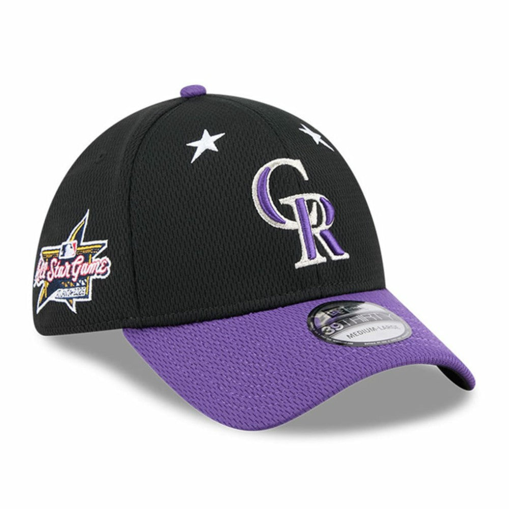 Colorado Rockies 2025 MLB All-Star Game 39THIRTY Flex Hat - Black/Purple | New Era