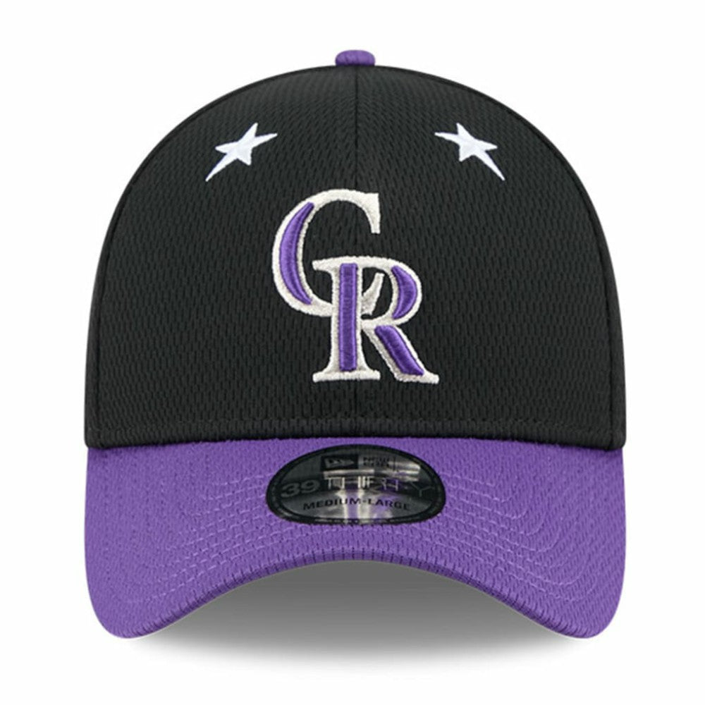 Colorado Rockies 2025 MLB All-Star Game 39THIRTY Flex Hat - Black/Purple | New Era