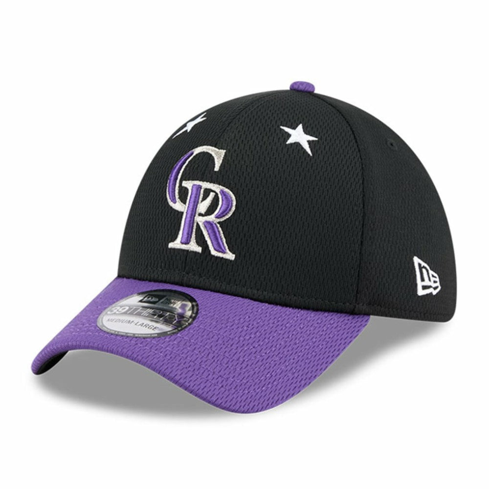 Colorado Rockies 2025 MLB All-Star Game 39THIRTY Flex Hat - Black/Purple | New Era