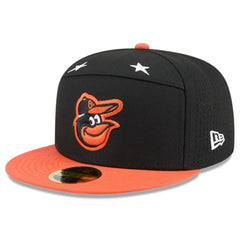 Baltimore Orioles 2025 MLB All-Star Game Side Patch 59FIFTY Fitted Hat - Black/Orange | New Era