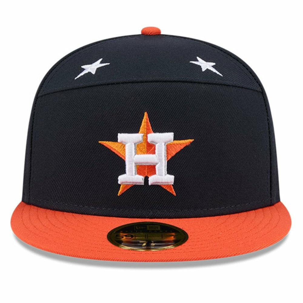 Houston Astros 2025 MLB All-Star Game Side Patch 59FIFTY Fitted Hat - Navy/Orange | New Era