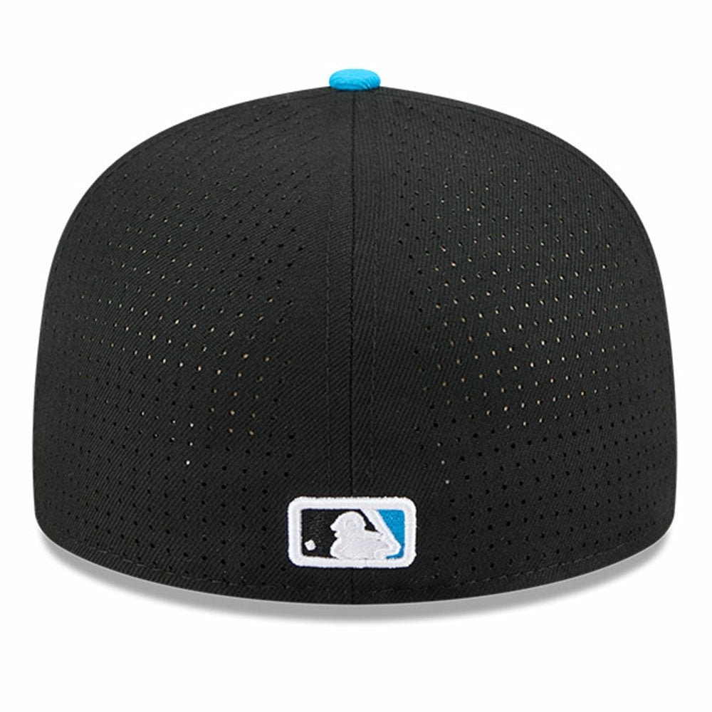 Miami Marlins 2025 MLB All-Star Game Side Patch 59FIFTY Fitted Hat - Black/Blue | New Era
