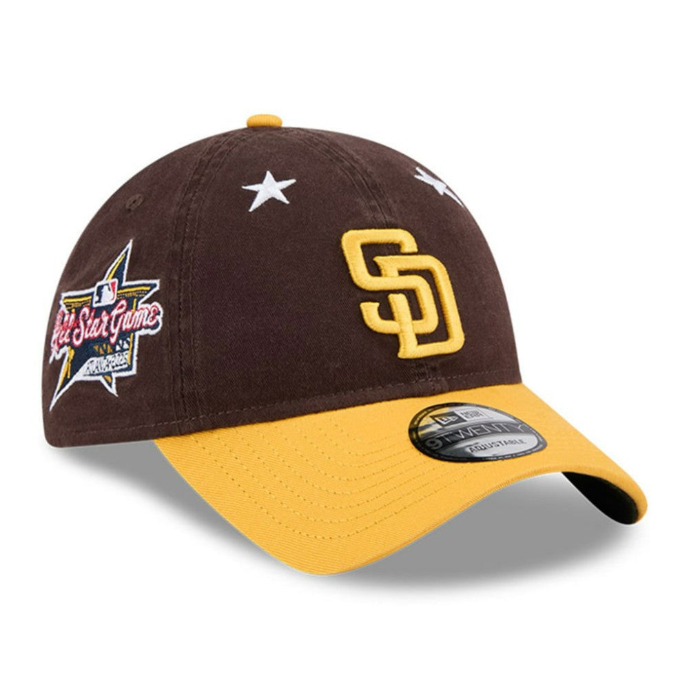 San Diego Padres 2025 MLB All-Star Game 9TWENTY Adjustable Hat - Brown/Gold | New Era