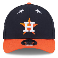 Houston Astros 2025 MLB All-Star Game 9FORTY M-Crown Adjustable Hat - Navy/Orange | New Era