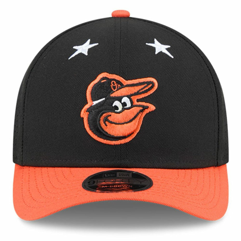 Baltimore Orioles 2025 MLB All-Star Game 9FORTY M-Crown Adjustable Hat - Black/Orange | New Era