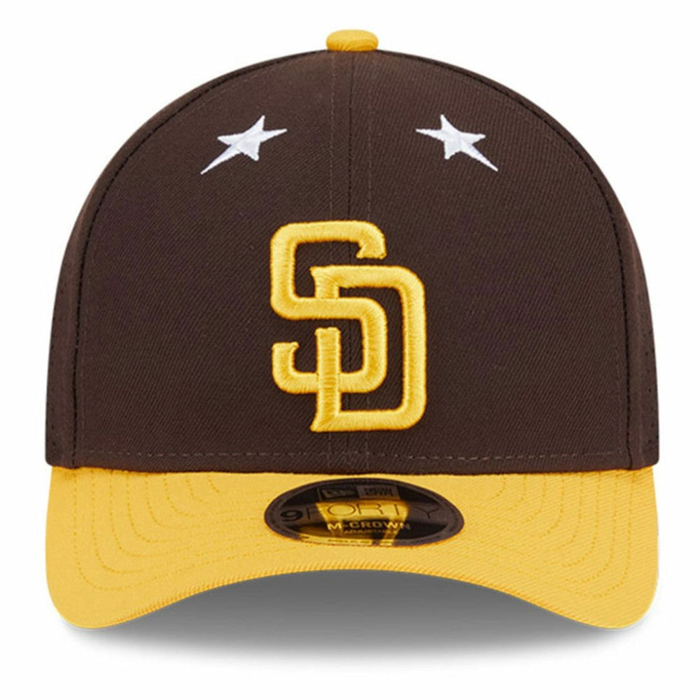 San Diego Padres 2025 MLB All-Star Game 9FORTY M-Crown Adjustable Hat - Brown/Gold | New Era
