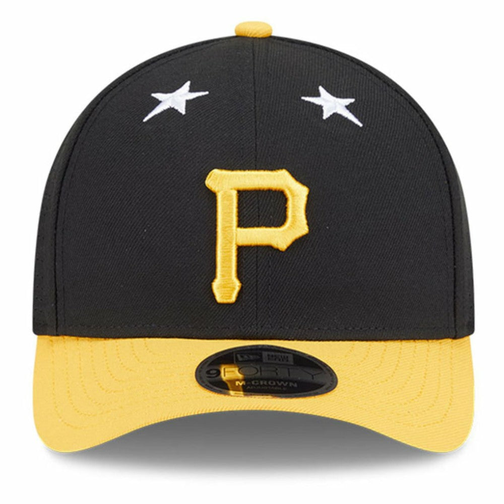 Pittsburgh Pirates 2025 MLB All-Star Game 9FORTY M-Crown Adjustable Hat - Black/Gold | New Era