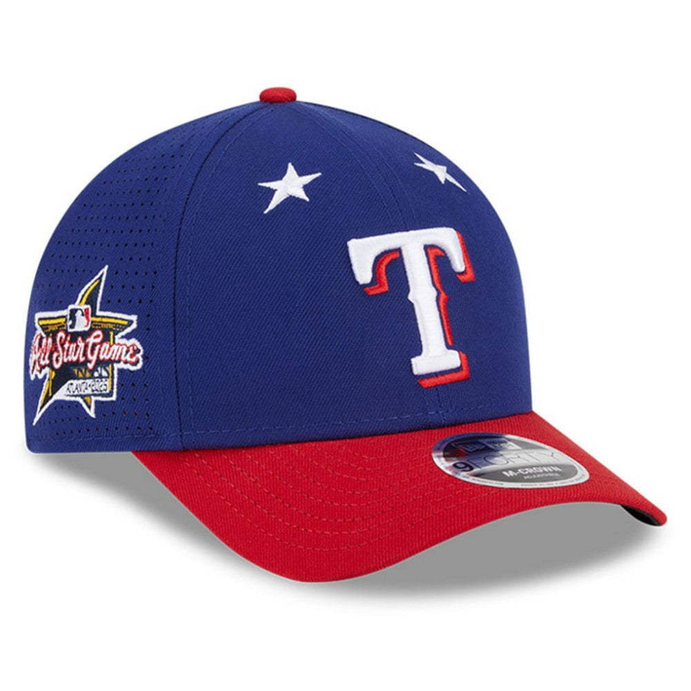 Texas Rangers 2025 MLB All-Star Game 9FORTY M-Crown Adjustable Hat - Royal/Red | New Era