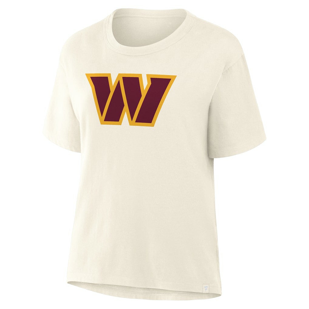 Washington Commanders Women's Dove Legacy T-Shirt - Cream on sale