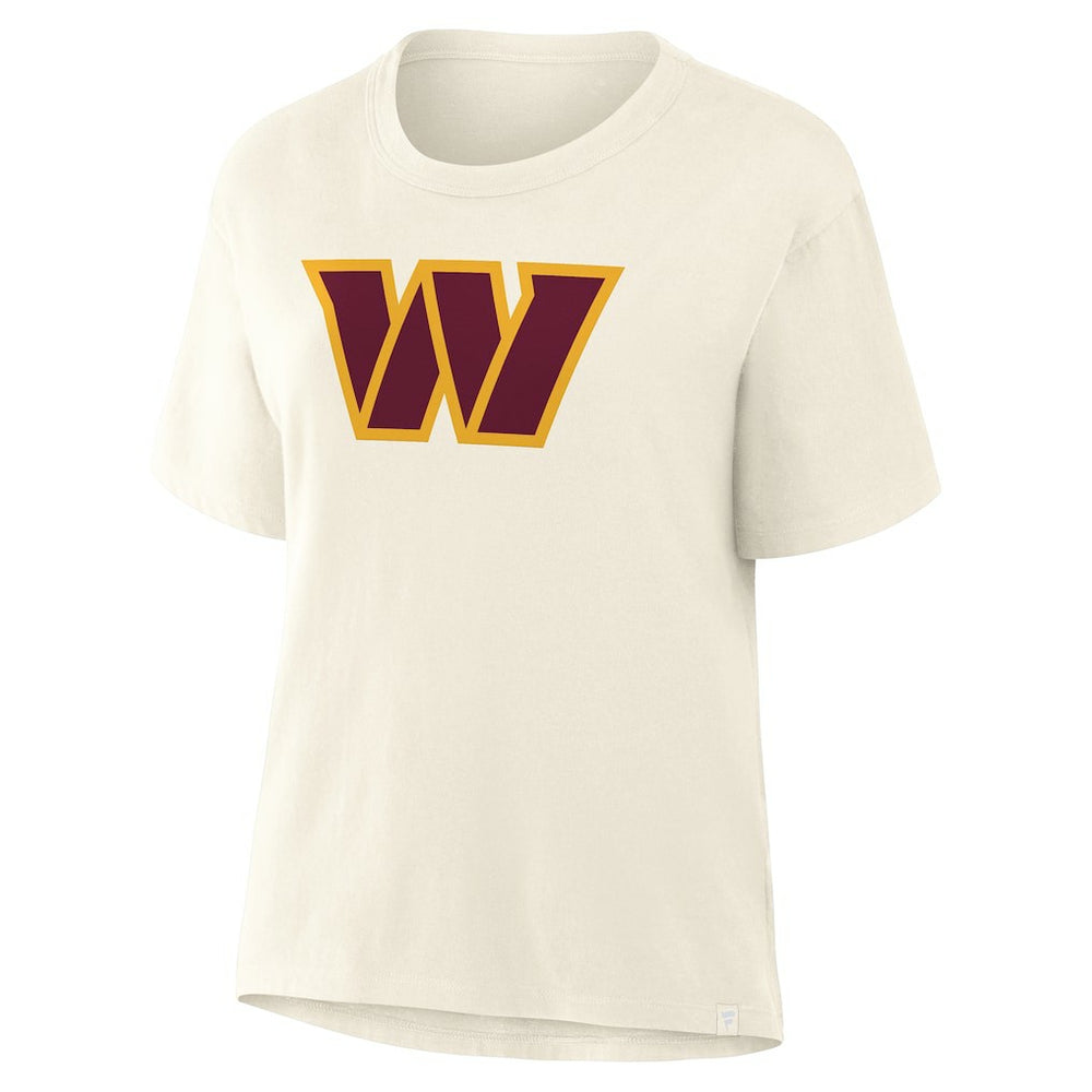 Washington Commanders Women's Dove Legacy T-Shirt - Cream on sale