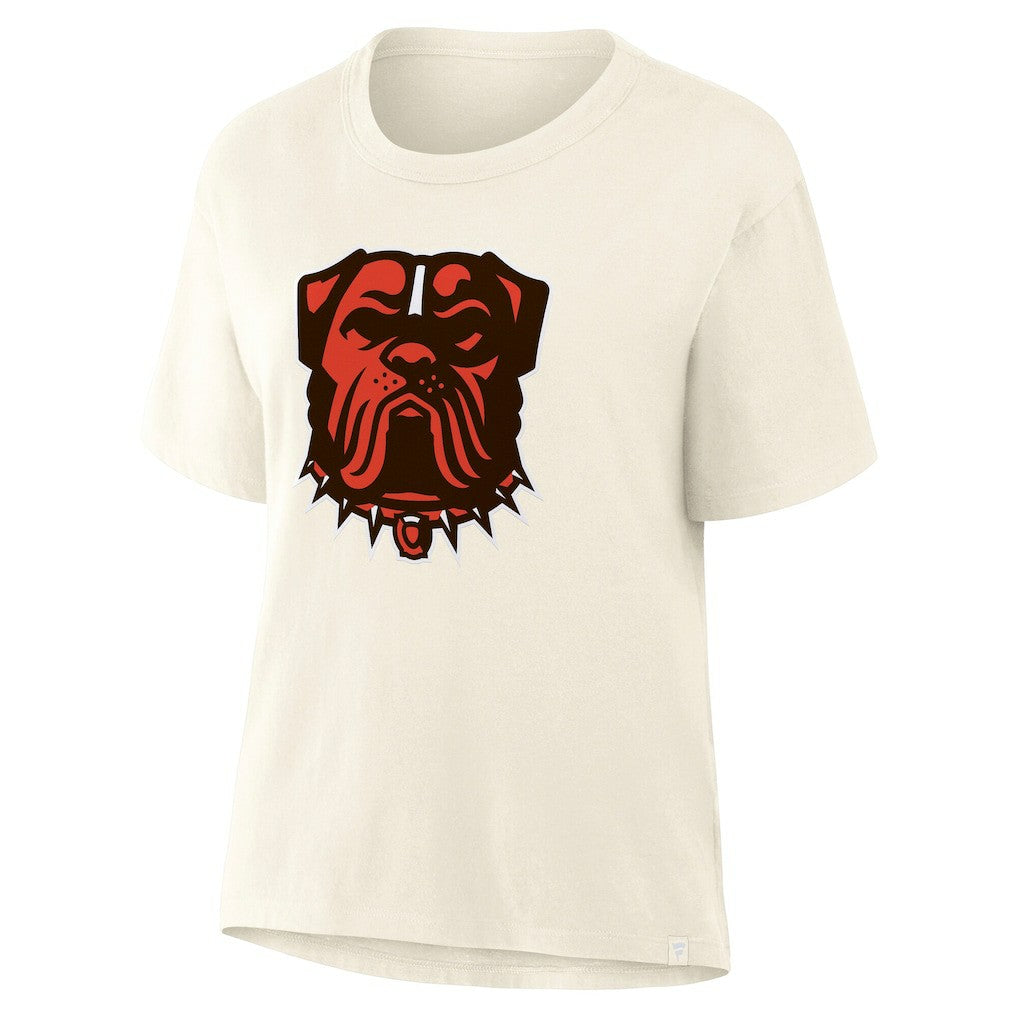 Cleveland Browns Women's Dove Legacy T-Shirt - Cream on sale