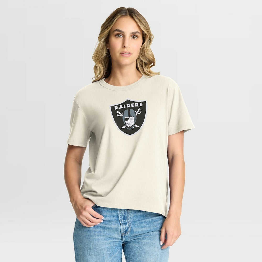 Las Vegas Raiders Women's Dove Legacy T-Shirt - Cream outlet