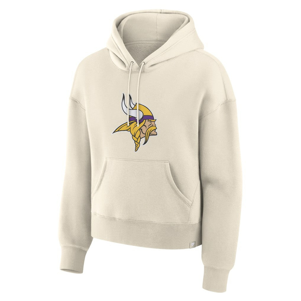 Minnesota Vikings Women's Dove Legacy Pullover Hoodie - Cream sale