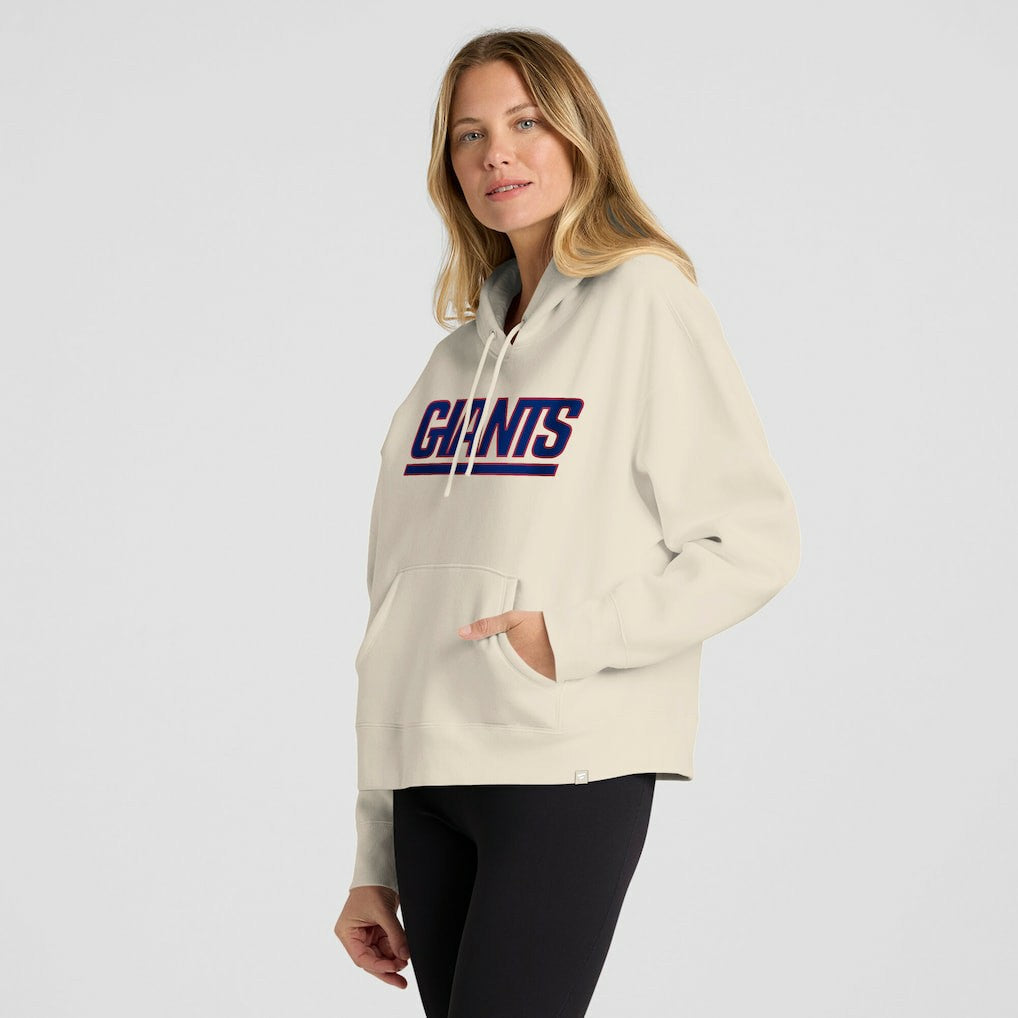 New York Giants Women's Dove Legacy Pullover Hoodie - Cream discount