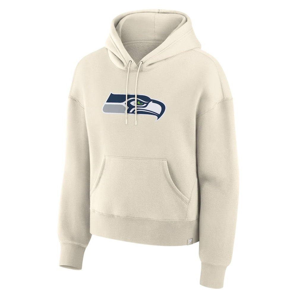 Seattle Seahawks Women's Dove Legacy Pullover Hoodie - Cream sale