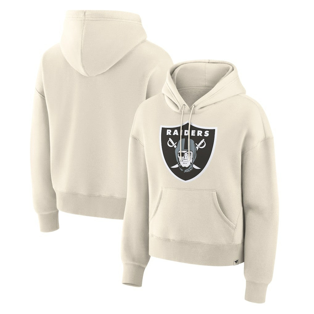 Las Vegas Raiders Women's Dove Legacy Pullover Hoodie - Cream cheap