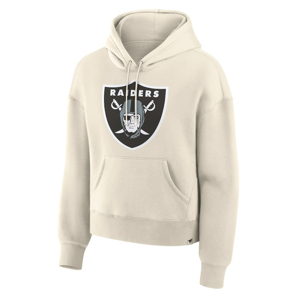 Las Vegas Raiders Women's Dove Legacy Pullover Hoodie - Cream cheap