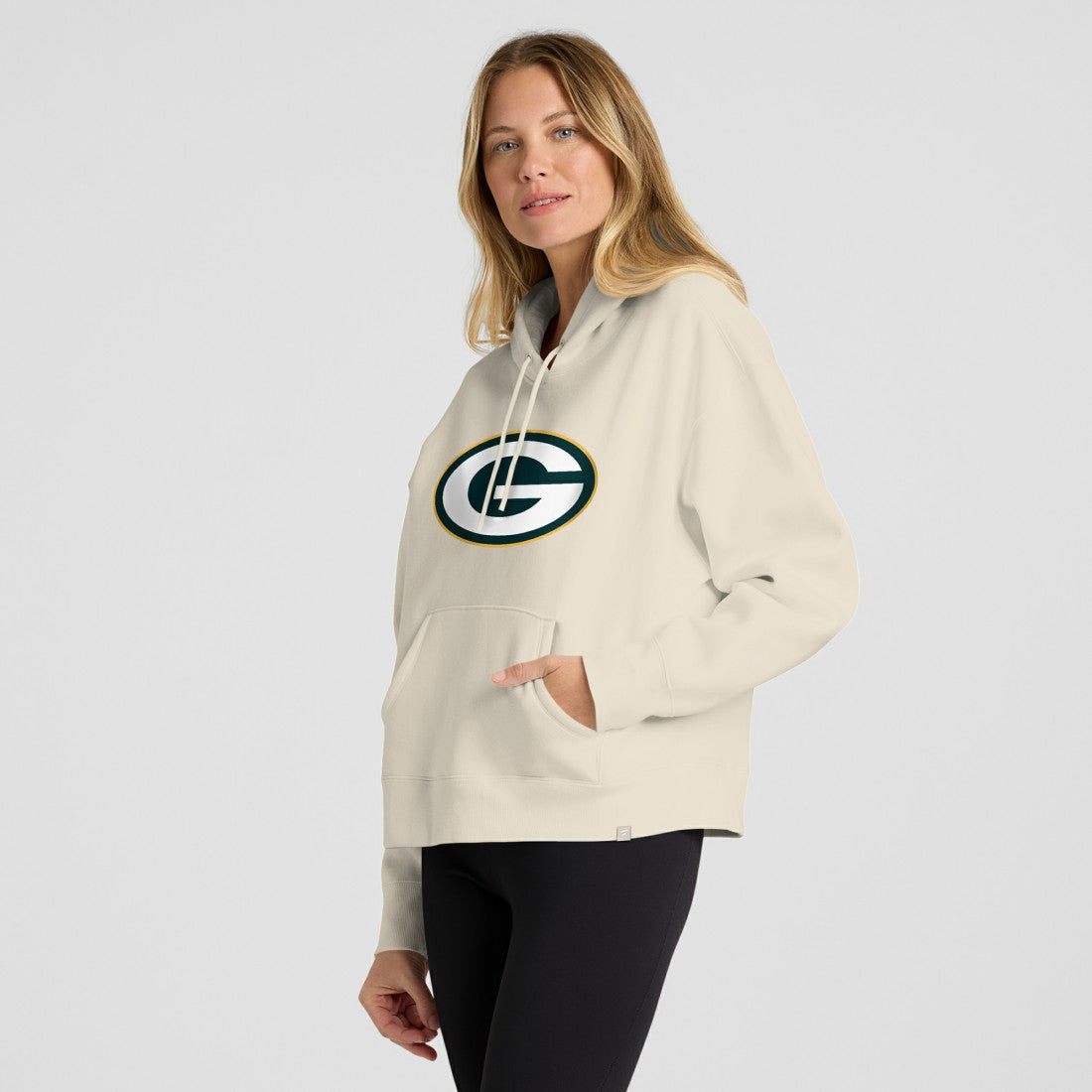 Green Bay Packers Women's Dove Legacy Pullover Hoodie - Cream online