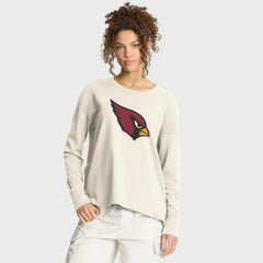 Arizona Cardinals Women's Dove Legacy Long Sleeve T-Shirt - Cream for sale