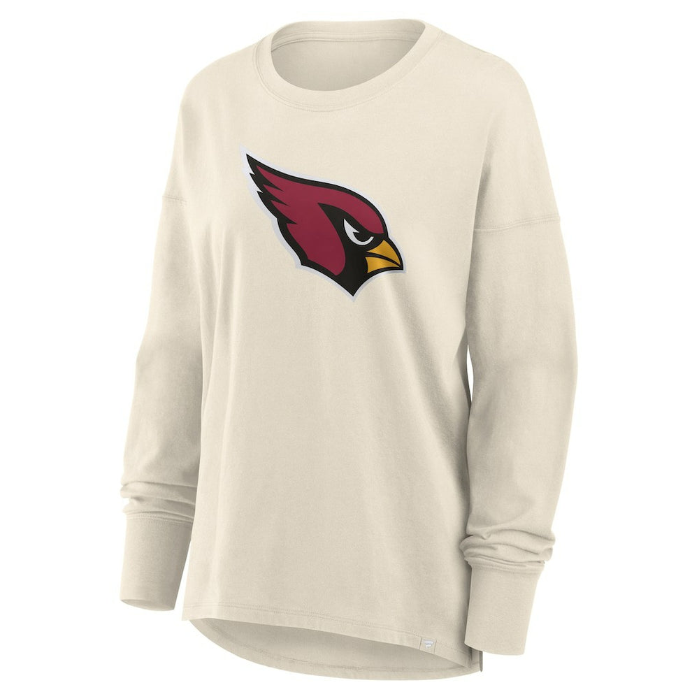 Arizona Cardinals Women's Dove Legacy Long Sleeve T-Shirt - Cream for sale