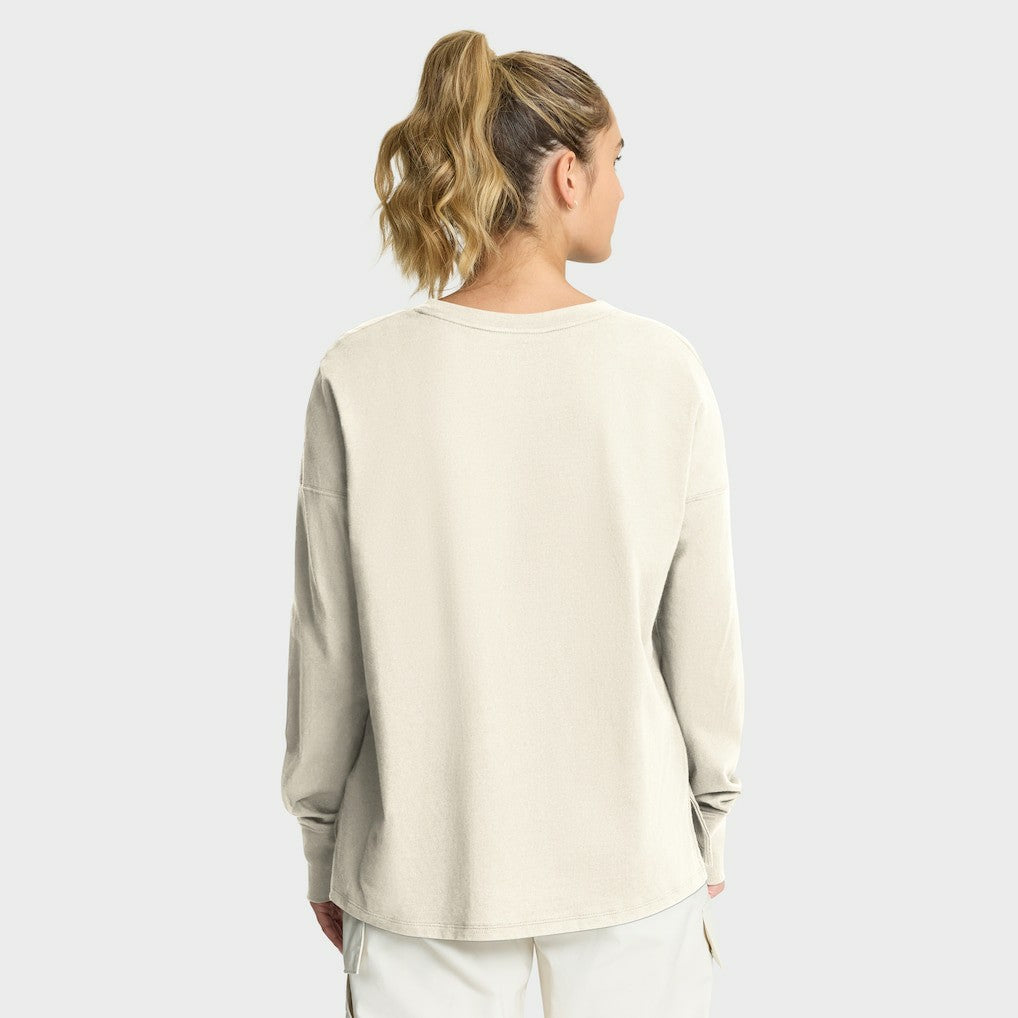 Atlanta Falcons Women's Dove Legacy Long Sleeve T-Shirt - Cream on sale