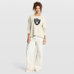 Las Vegas Raiders Women's Dove Legacy Long Sleeve T-Shirt - Cream online