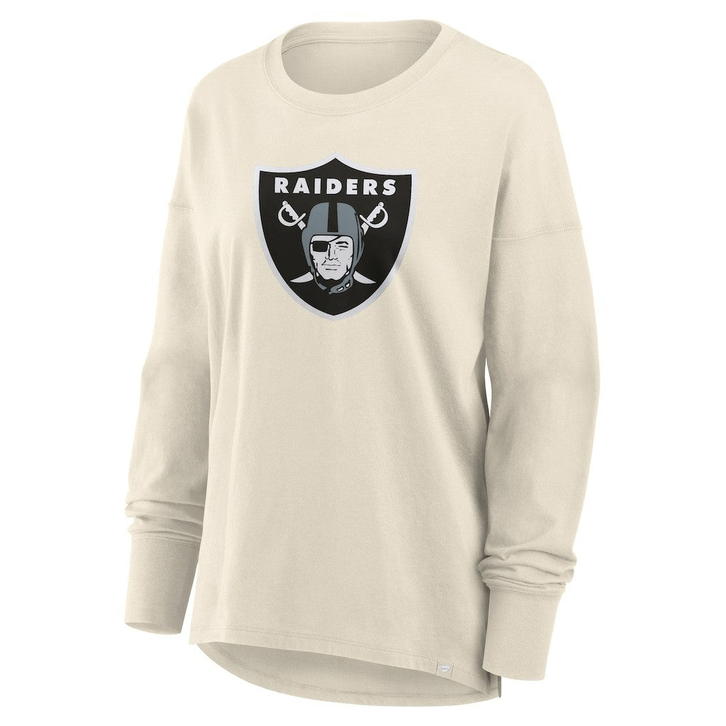 Las Vegas Raiders Women's Dove Legacy Long Sleeve T-Shirt - Cream online
