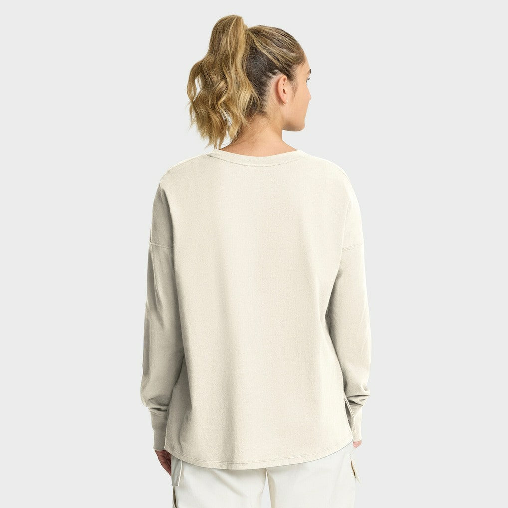 Minnesota Vikings Women's Dove Legacy Long Sleeve T-Shirt - Cream discount