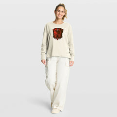 Cleveland Browns Women's Dove Legacy Long Sleeve T-Shirt - Cream cheap