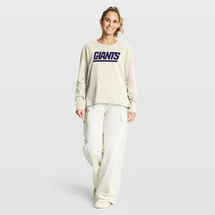 New York Giants Women's Dove Legacy Long Sleeve T-Shirt - Cream outlet