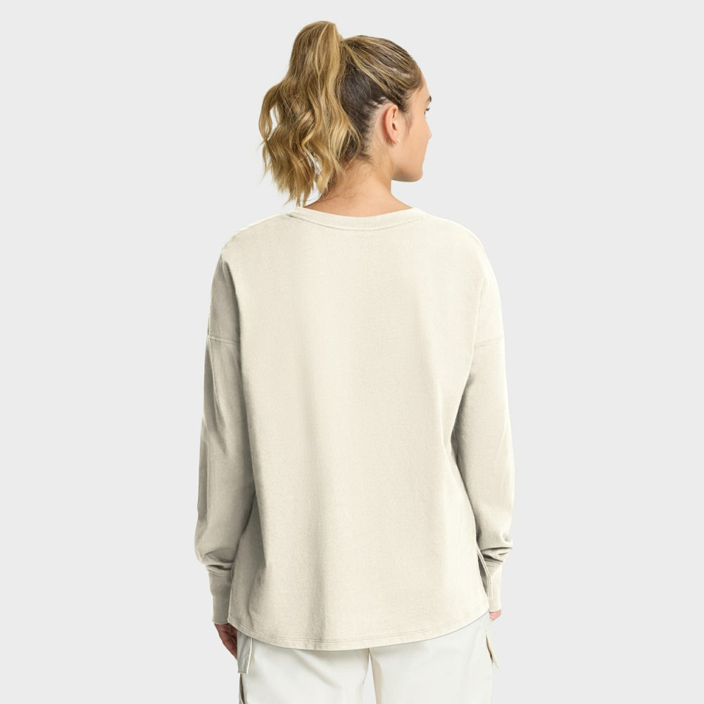Tampa Bay Buccaneers Women's Dove Legacy Long Sleeve T-Shirt - Cream on sale