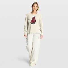 Tampa Bay Buccaneers Women's Dove Legacy Long Sleeve T-Shirt - Cream on sale
