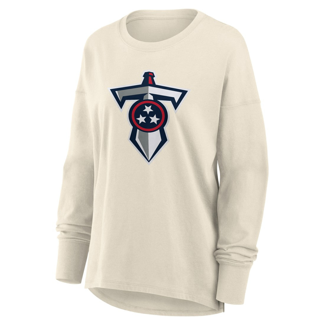 Tennessee Titans Women's Dove Legacy Long Sleeve T-Shirt - Cream outlet