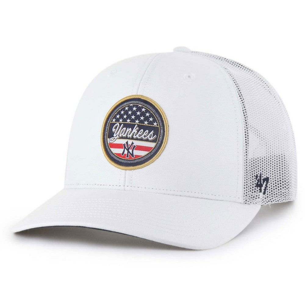 New York Yankees Homage Adjustable Trucker Hat - White | 47 brand