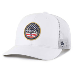 Pittsburgh Pirates Homage Adjustable Trucker Hat - White | 47 brand