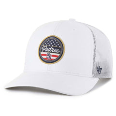 San Diego Padres Homage Adjustable Trucker Hat - White | 47 brand