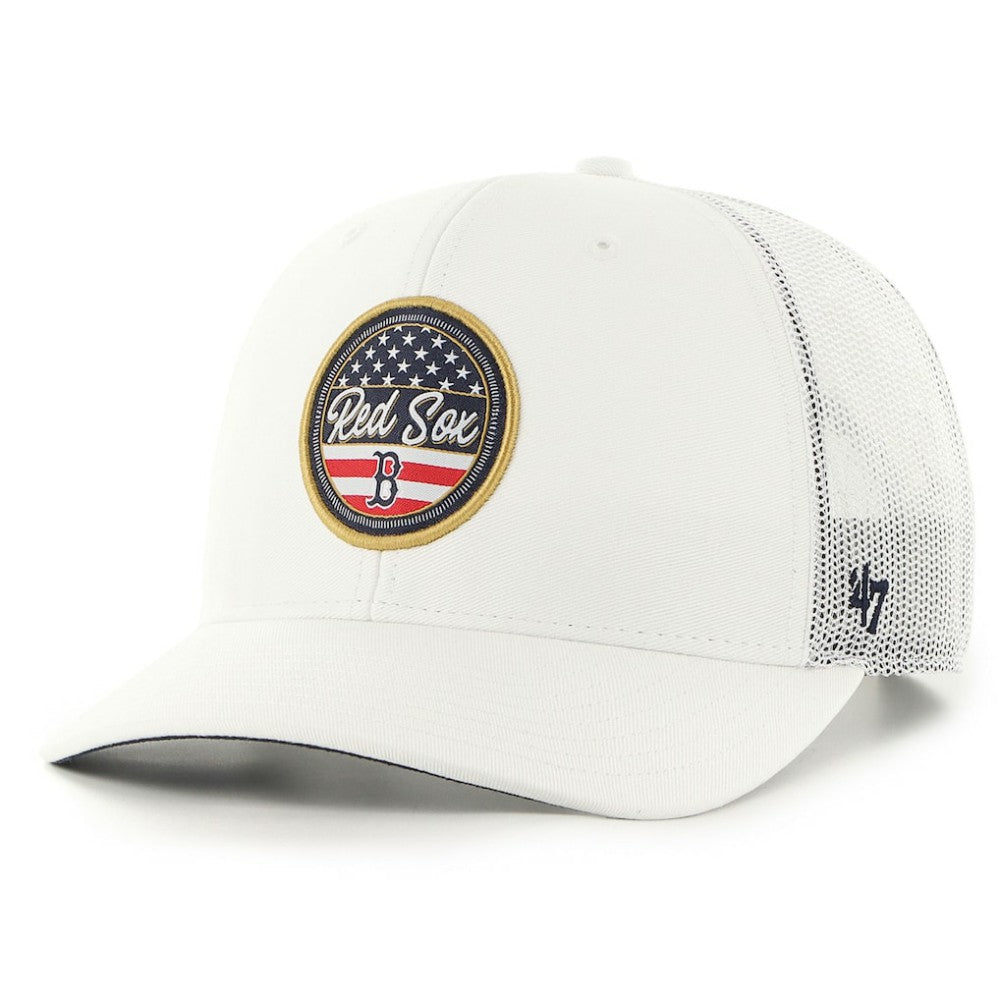 Boston Red Sox Homage Adjustable Trucker Hat - White | 47 brand