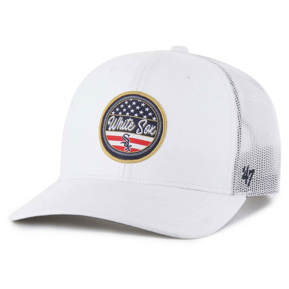 Chicago White Sox Homage Adjustable Trucker Hat - White | 47 brand