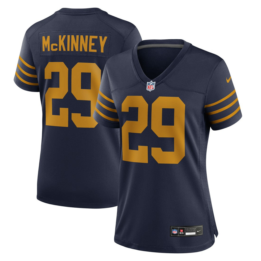 Xavier McKinney Green Bay Packers Women's The 1923 Classic Game Jersey - Navy | Nike online