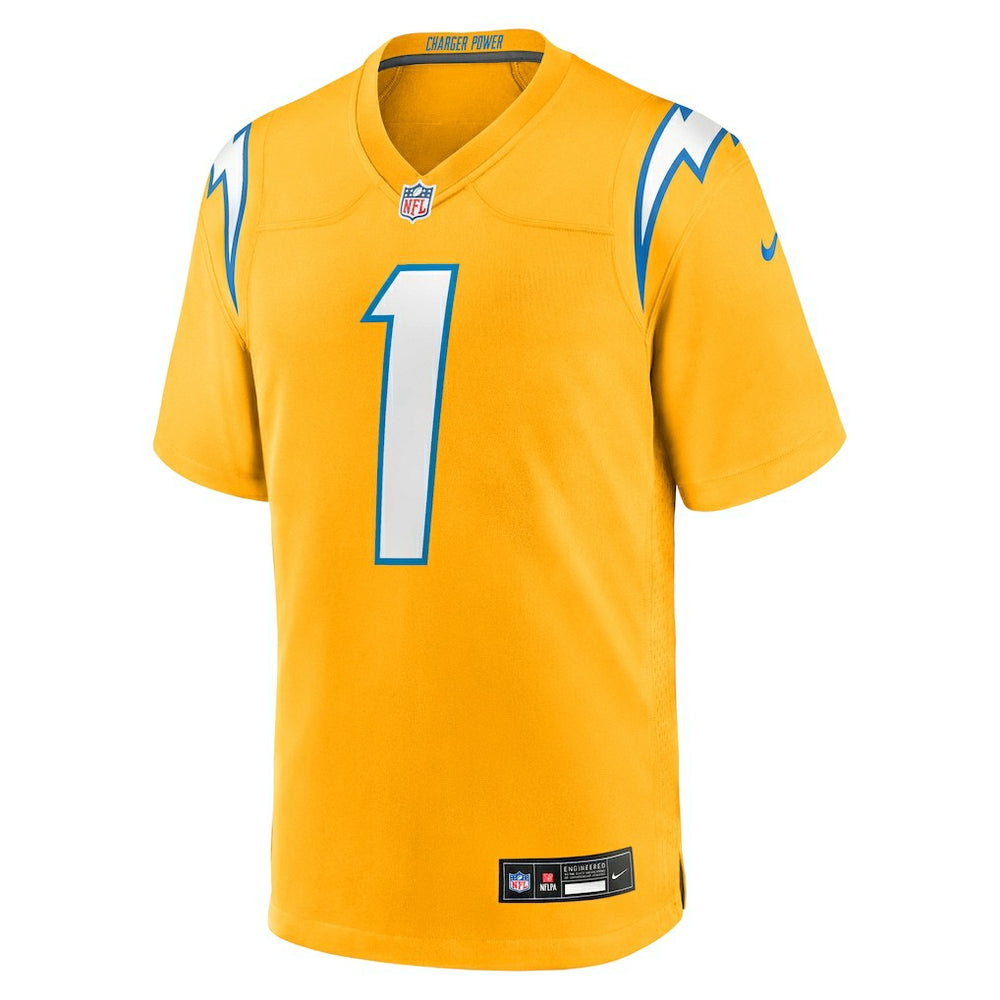 Quentin Johnston Los Angeles Chargers Alternate Charger Power Game Player Jersey - Gold | Nike discount